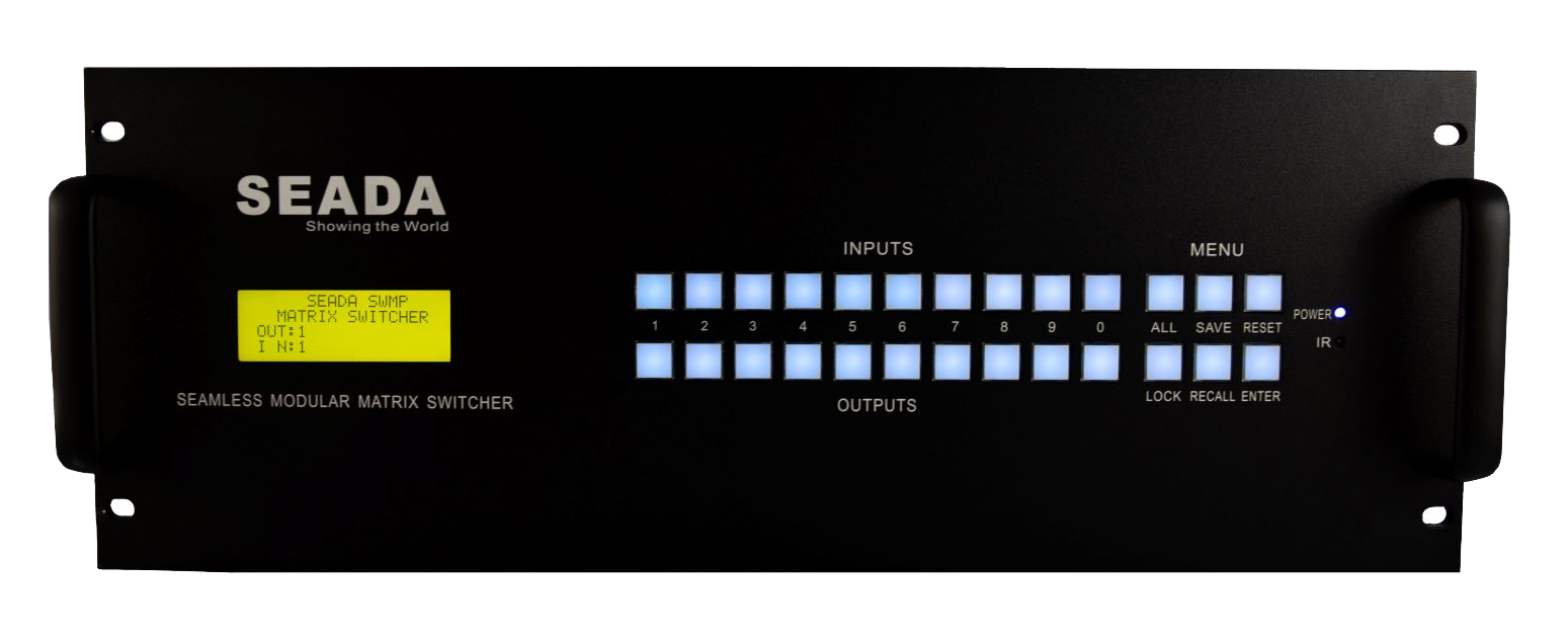 SWMP 4K Seamless Video Wall Matrix Switcher