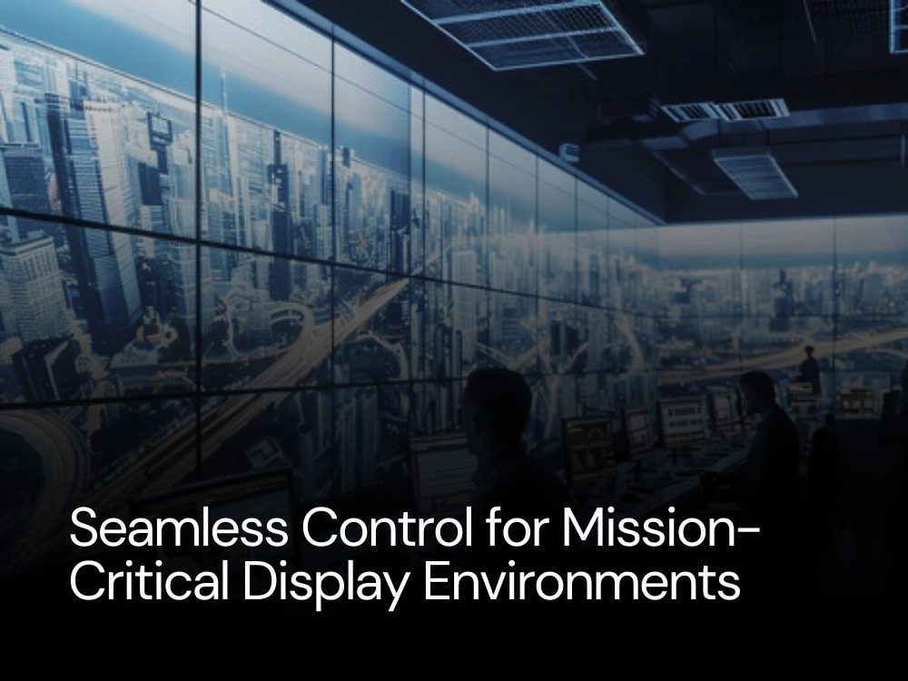 Windows Video Wall Controller: Seamless Control for Mission-Critical Display Environments